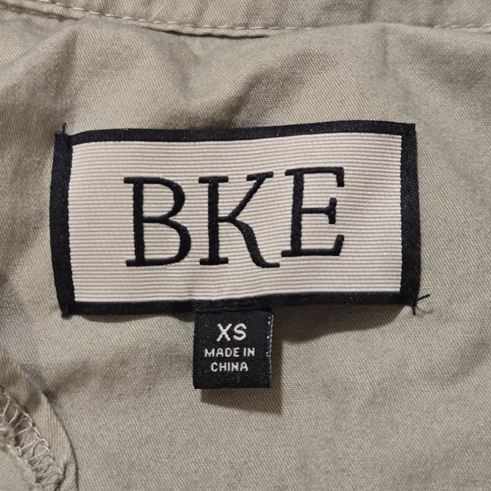 BKE Embroidered Floral Cargo Utility Button Up Jacket Size XS - Picture 8 of 13